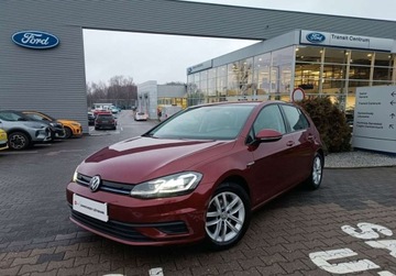 Volkswagen Golf VII Hatchback 3d Facelifting 1.5 TSI BMT 130KM 2019 Volkswagen Golf 1.5 TSI 130KM Trendline SalonPL Serwisowany Iwl. Vat-Marza, zdjęcie 1