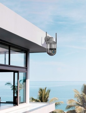 WIFI IP УМНАЯ НАРУЖНАЯ ВРАЩАЮЩАЯСЯ КАМЕРА 8MPx ULTRA HD ZOOM 5x 4K ОБНАРУЖЕНИЕ