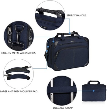 БИЗНЕС-СУМКА ДЛЯ НОУТБУКА 16 KROSER, RFID-защита