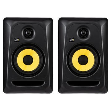 KRK CLASSIC 5 MONITOR PACK ODSŁUCHY STUDYJNE PARA KABLE PODKŁADKI ZESTAW