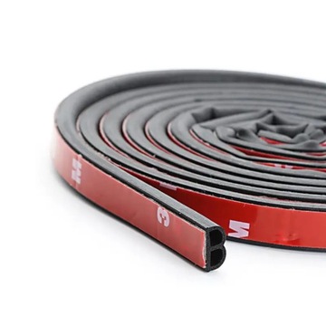 USZCZELKA SAMOPRZYLEPNA TAŚMA USZCZELNIAJĄCA DO DRZWI SAMOCHODU AUTA 5M - B