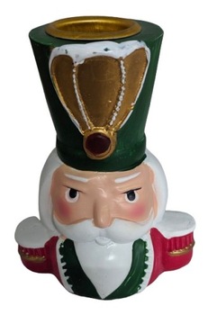 ŚWIECZNIK DZIADEK DO ORZECHÓW OZDOBA ŚWIĄTECZNA DEKORACJA ŚWIĘTA ca