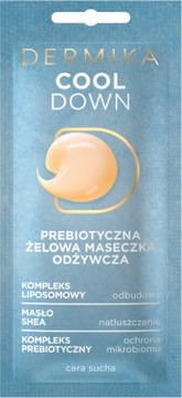 Dermika cool down PREBIOTYCZNA Maseczka żelowa