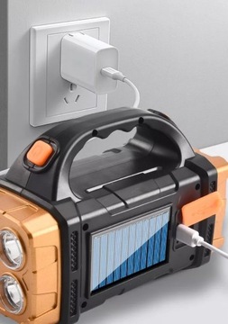 СОЛНЕЧНАЯ КЕМПИНГОВАЯ ЛАМПА BLACKOUT POWERBANK 6LED