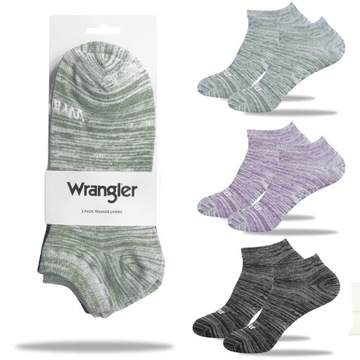 Wrangler Skarpety Męskie Stopki Bawełniane 3 pary Rozmiar 43/46