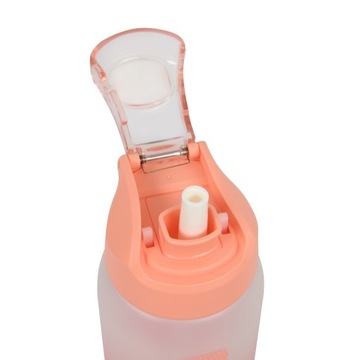 Мотивационная бутылка для воды с мерным стаканчиком Tritan без BPA Casno 1л