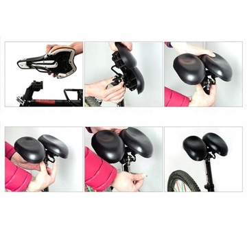 Легкое велосипедное сиденье с двойной обивкой.