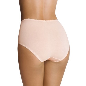 EMILI Norma Кружевные трусики из хлопка бежевого цвета M