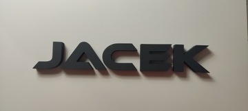 ИМЯ Буквы БУКВЫ Надпись на стене Дверь 3D наклейка Styrodur