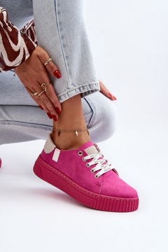 КРОССОВКИ ЖЕНСКИЕ MEMORY FOAM SYSTEM BIG STAR NN276004 ФУКСИЯ 38