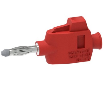 Wtyk izolowany 4 mm lamelkowy, szybkozłącze, 1064-PRO-RT