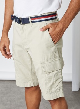 TOMMY HILFIGER SPODENKI + PASEK JOHN CARGO SHORT30