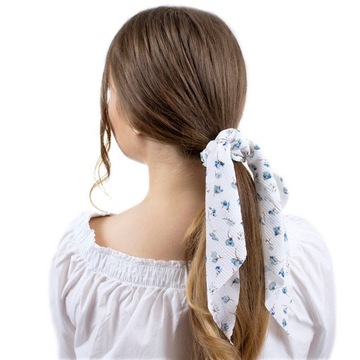 РЕЗИНКИ ДЛЯ ВОЛОС БЕЛЫЕ цветы