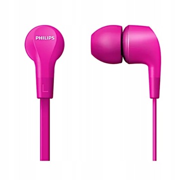SŁUCHAWKI DOUSZNE DOKANAŁOWE PHILIPS TAE1105PK/00 RÓŻOWE