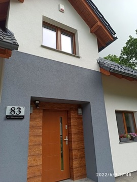 Адресная табличка с номером дома, 30х40см, 3D, большая для дома