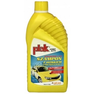 Atas Szampon samochodowy z woskiem AUTOBELLA 1L