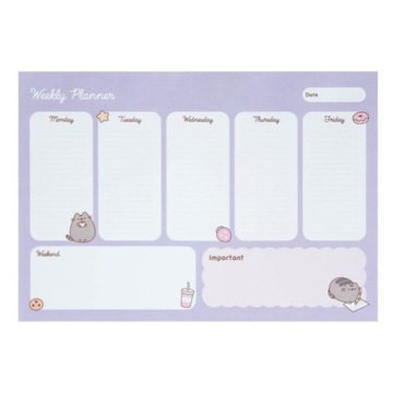 Pusheen - Еженедельный планировщик из коллекции «Моменты», 54 страницы А4.