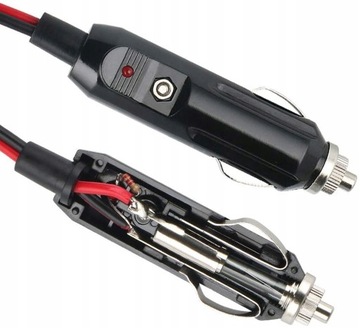 Удлинительный кабель для автомобильного прикуривателя, 4 м, предохранитель 15 А