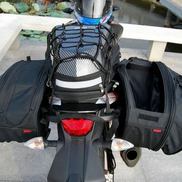ЖЕСТКИЕ РЕГУЛИРУЕМЫЕ СУМКИ ДЛЯ МОТОЦИКЛА 36-58 ЛИТРОВ УГЛЕРОД С КРЫШКОЙ
