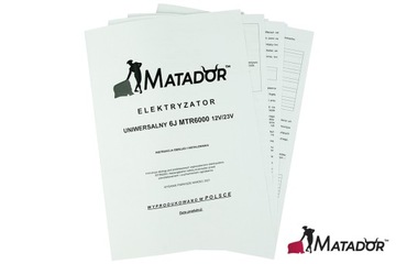 Elektryzator uniwersalny NA BYDŁO DZIKI SARNY MOCNY 6J 12V/230V B. MOCNY