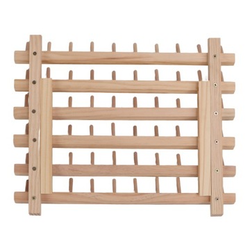 60 szpul drewniany stojak na nici DIY łatwe