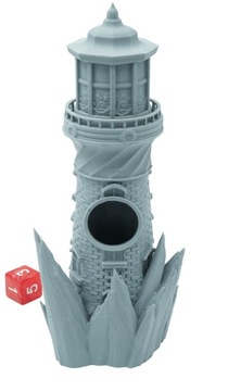 Фонарь - крошечная башня для игры в кости. Маяк Конец Судьбы. Маленькие башни. Башня для игры в кости.