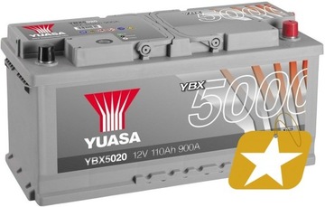 YUASA YBX5020 AKUMULATOR 110AH 900A P+