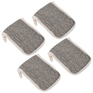 Черный льняной мешочек с мылом. Чистая очищающая пенка для лица.