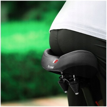 ВЕЛОСИПЕДНОЕ СИДЕНЬЕ МЯГКОЕ, БОЛЬШОЕ, ГИБКОЕ, УДОБНОЕ