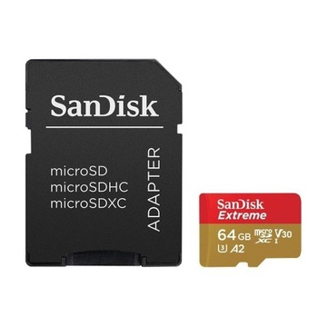 Karta pamięci microSDXC Extreme 64GB+adapter