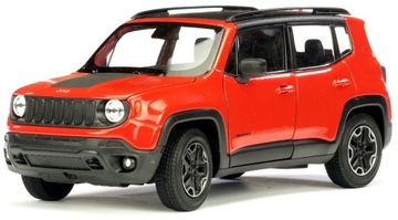 МЕТАЛЛИЧЕСКИЙ АВТОМОБИЛЬ JEEP RENEGADE TRAILHAWK WELLY МОДЕЛЬ