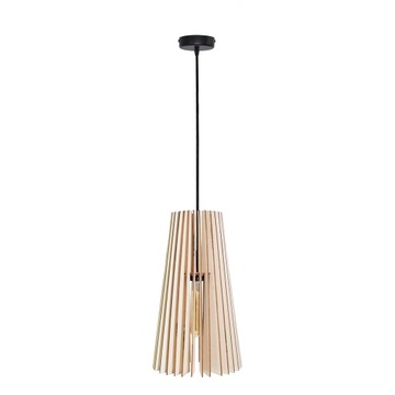 Nowość! Lampa wisząca drewniana sklejka CONE 430