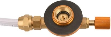 ADAPTER DO NAPEŁNIANIA KARTUSZY Z BUTLI GAZOWEJ PROPAN LPG WĄŻ 60CM
