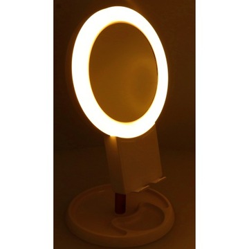 ЗЕРКАЛО ДЛЯ КОСМЕТИЧЕСКОГО МАКИЯЖА ЗЕРКАЛО С ПОДСВЕТКОЙ И ПОДСТАВКОЙ V2