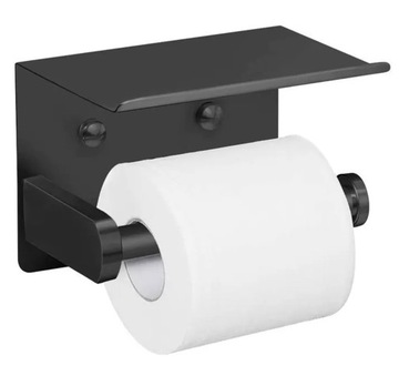 AG887 ДЕРЖАТЕЛЬ ДЛЯ ТУАЛЕТНОЙ БУМАГИ С ПОЛКОЙ