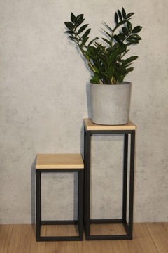 ПОДСТАВКА ДЛЯ ЦВЕТОВ СРЕДНЕГО ЛОФТА АЛЮМИНИЕВАЯ ПОДСТАВКА 60 СМ ВАРИАНТЫ ДУБА