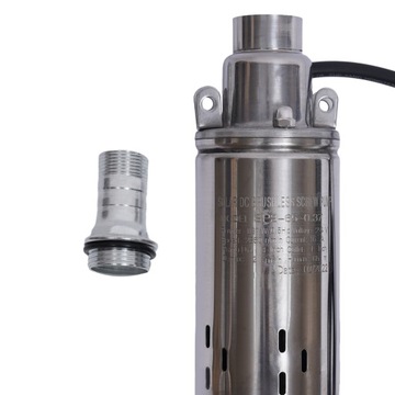 24v 370w солнечный водяной насос погружной насос из нержавеющей стали