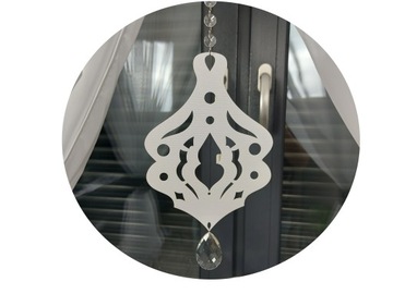 ZAWIESZKA AŻUR ORNAMENT GIRLANDA MINI WZÓR NR 19