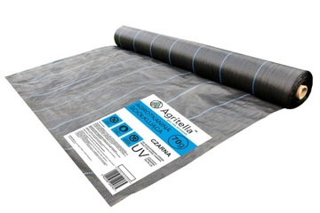 Agrotkanina 4x100m +Szpilki Włóknina Na Chwasty Ściółkująca Pod Korę Czarna