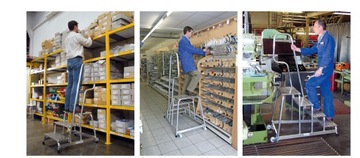 KRAUSE Мобильные монтажные ступеньки 1x5 805102 3,00