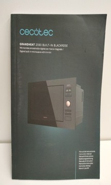 ВСТРАИВАЕМАЯ МИКРОВОЛНОВАЯ ПЕЧЬ CECOTEC 01402 25л