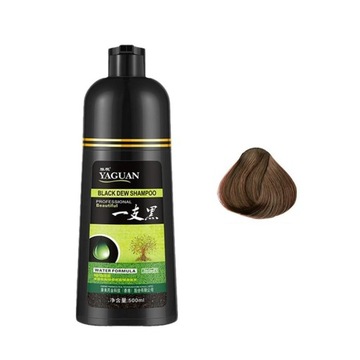 Yaguan Herbal Black Dew Shampoo, Szampon do farbowania czarnych włosów Colo