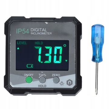 KĄTOMIERZ POZIOMICA CYFROWA ELEKTRONICZNA LCD