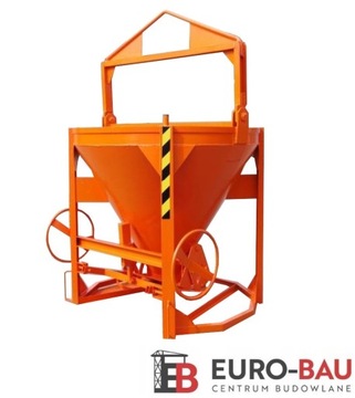 Zbiornik na BETON lej silos kubeł pojemnik 750 L