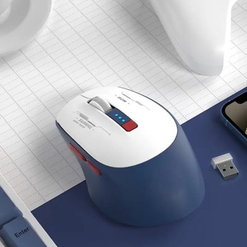 Беспроводная оптическая перезаряжаемая мышь для ноутбука