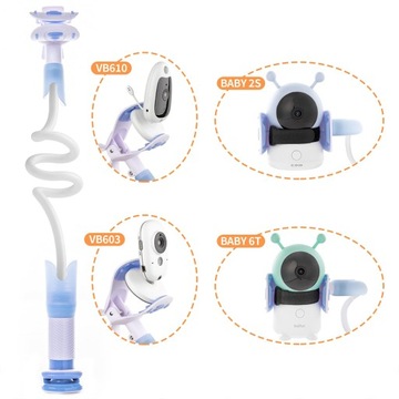 ЭЛЕКТРОННАЯ КАМЕРА НЯНИ WiFi 2K 3MPx 4x Zoom КАРТА 64 ГБ + ПОВОРОТНАЯ РУЧКА