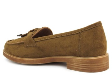 ЖЕНСКАЯ ОБУВЬ МОКАСИНЫ POTOCKI 12369 КОРИЧНЕВАЯ ЗАМША