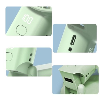 Портативный портативный вентилятор 4000 мАч Мини-офисный вентилятор, 4 скорости