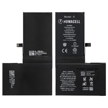 Аккумулятор для iPhone X 2716 мАч - NOWACELL