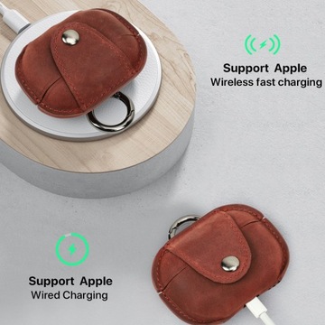 Чехол для наушников AirPods Pro 2, защита от падения с кожи.